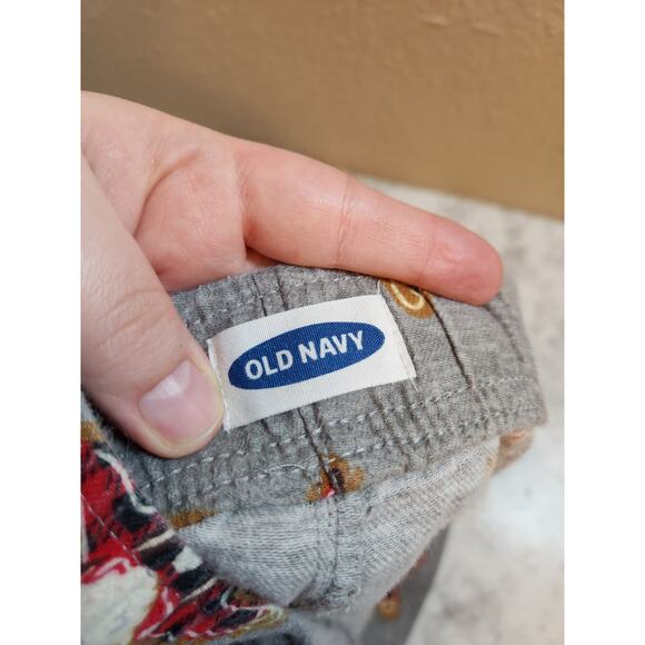 Old Navy Mens Gray Gingerbread Christmas Elastic Waist Pajama Pants‎ Size XXL - Picture 4 of 8